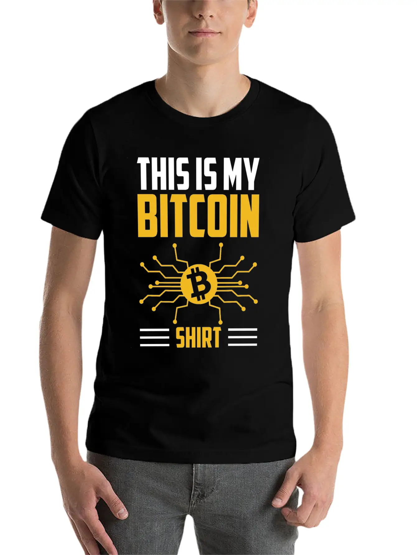 This Is My Bitcoin Shirt, Nft, Crypto Unisex Casual T-Shirt – Clean Design For Daily Comfort