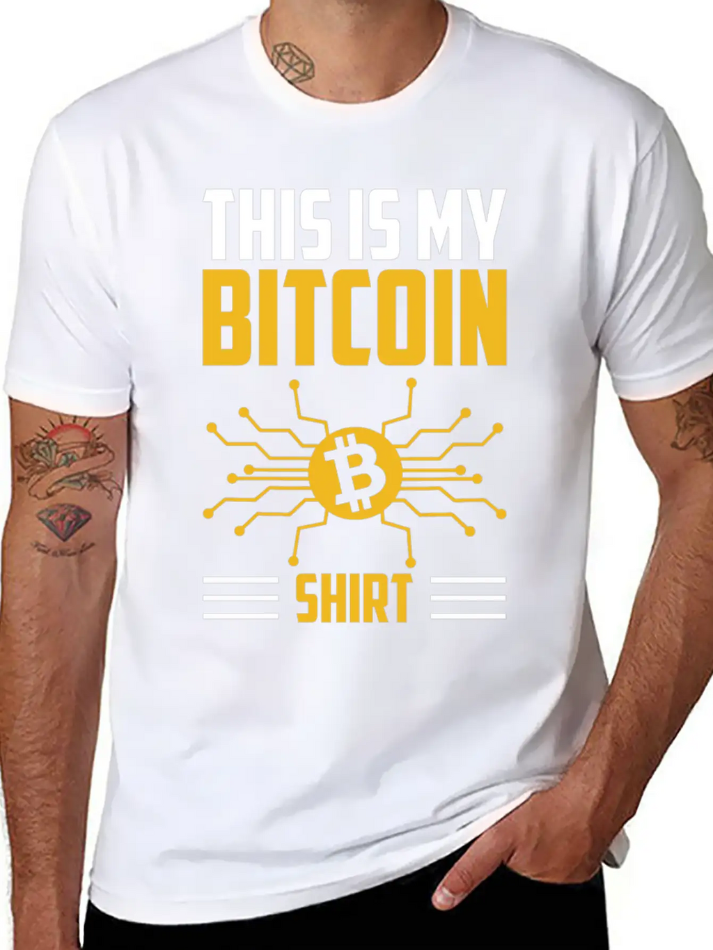 This Is My Bitcoin Shirt, Nft, Crypto Unisex Casual T-Shirt – Clean Design For Daily Comfort