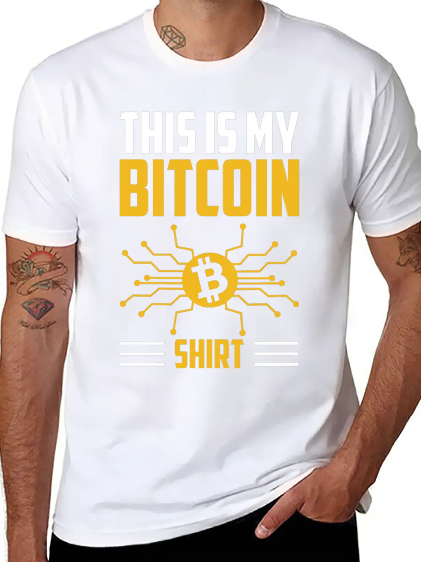 This Is My Bitcoin Shirt, Nft, Crypto Unisex Casual T-Shirt – Clean Design For Daily Comfort