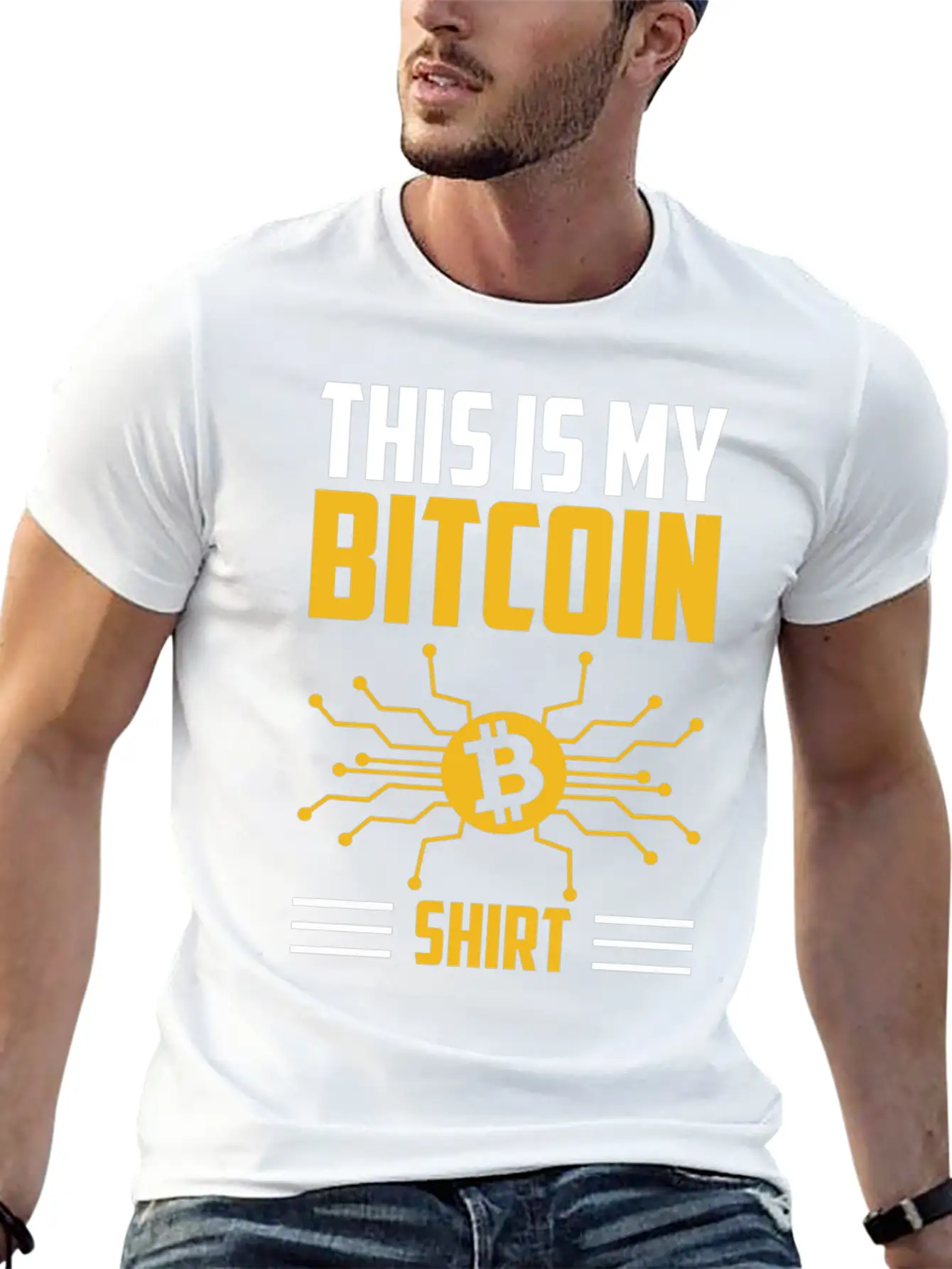 This Is My Bitcoin Shirt, Nft, Crypto Unisex Casual T-Shirt – Clean Design For Daily Comfort