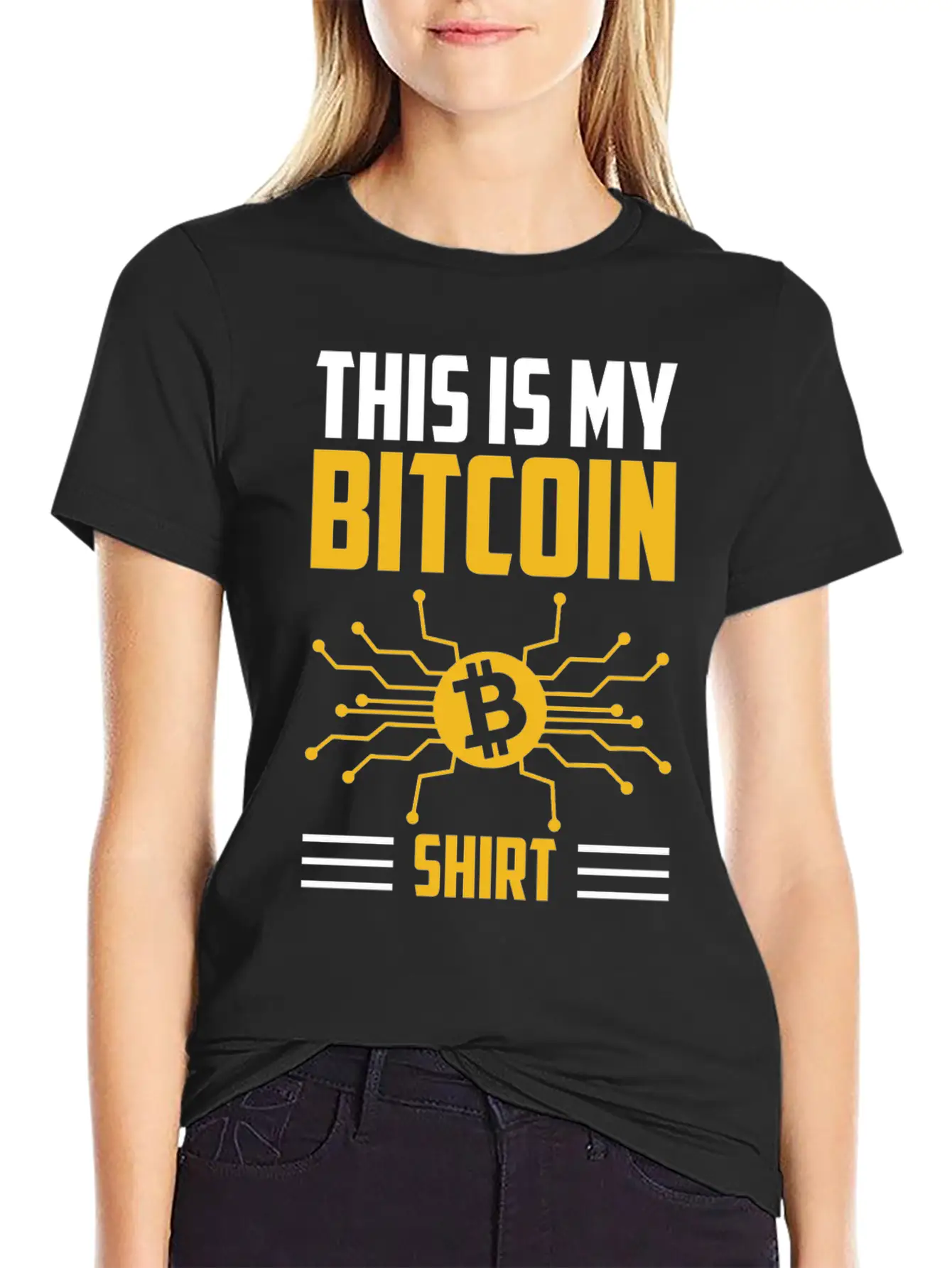 This Is My Bitcoin Shirt, Nft, Crypto Unisex Casual T-Shirt – Clean Design For Daily Comfort