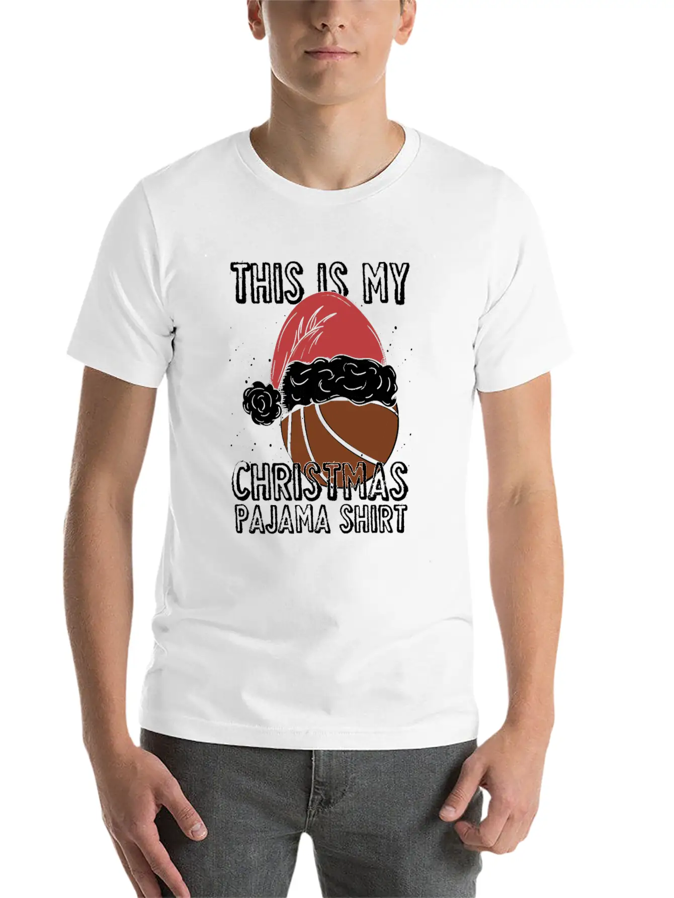 This Is My Christmas Pajamas Outfit Xmas Unisex Short Sleeve Soft Cotton T-Shirt – Casual Everyday Wear