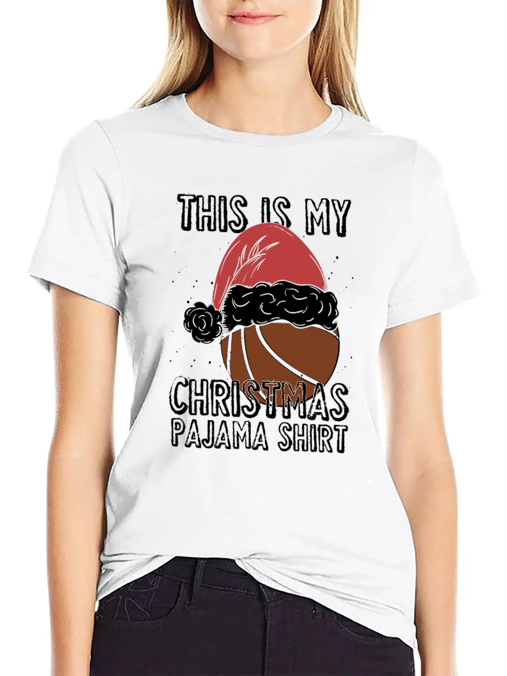 This Is My Christmas Pajamas Outfit Xmas Unisex Short Sleeve Soft Cotton T-Shirt – Casual Everyday Wear