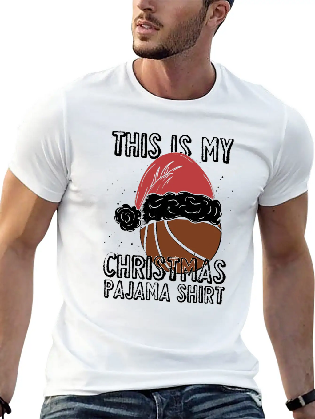 This Is My Christmas Pajamas Outfit Xmas Unisex Short Sleeve Soft Cotton T-Shirt – Casual Everyday Wear