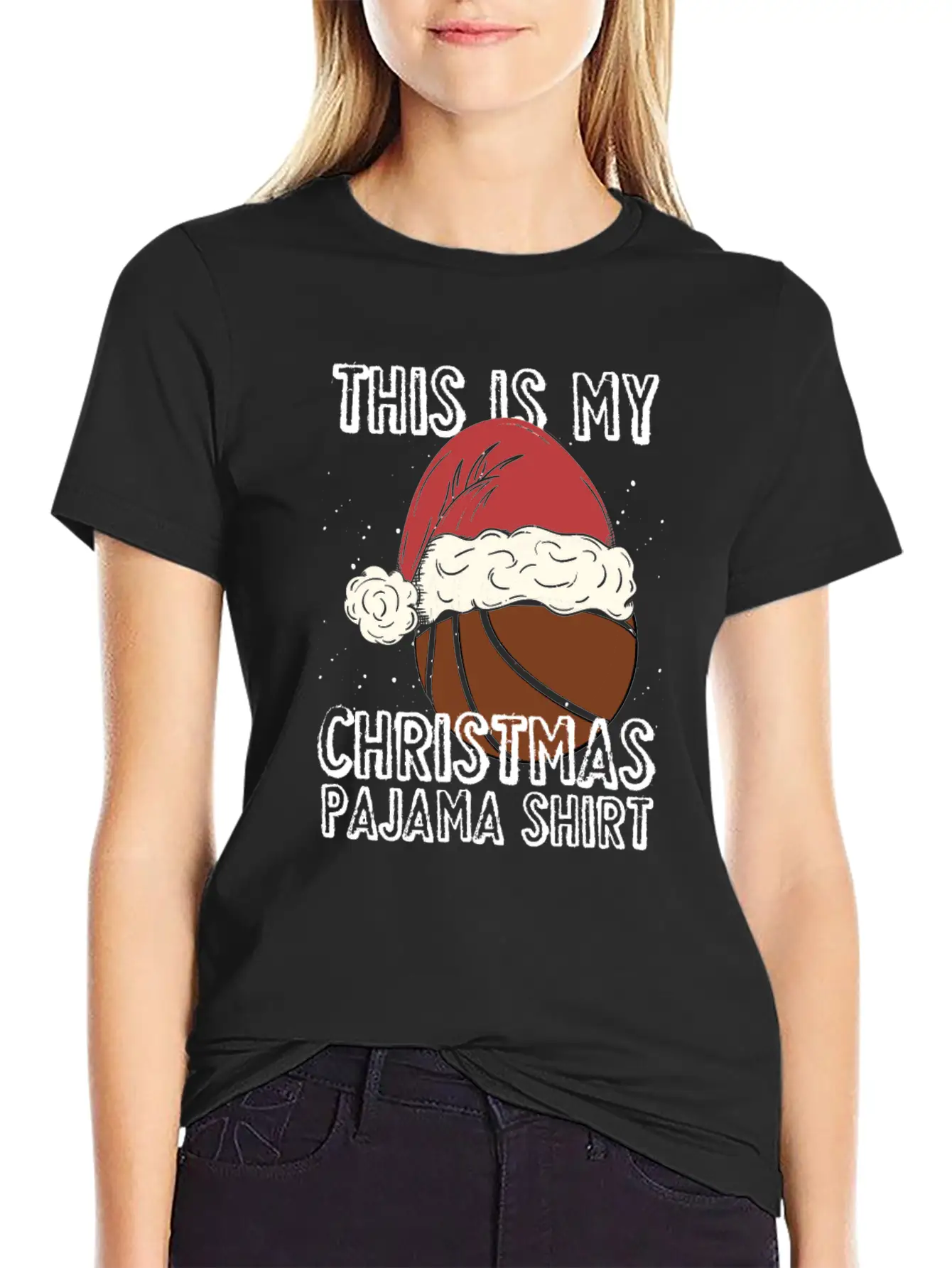This Is My Christmas Pajamas Outfit Xmas Unisex Short Sleeve Soft Cotton T-Shirt – Casual Everyday Wear