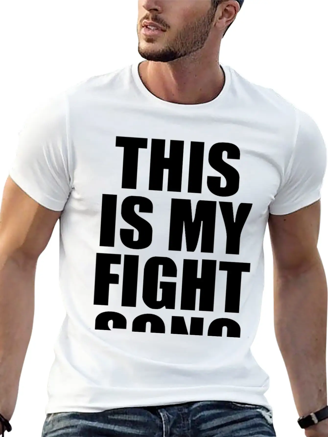 This Is My Fight Song Unisex Casual T-Shirt – Clean Design For Daily Comfort