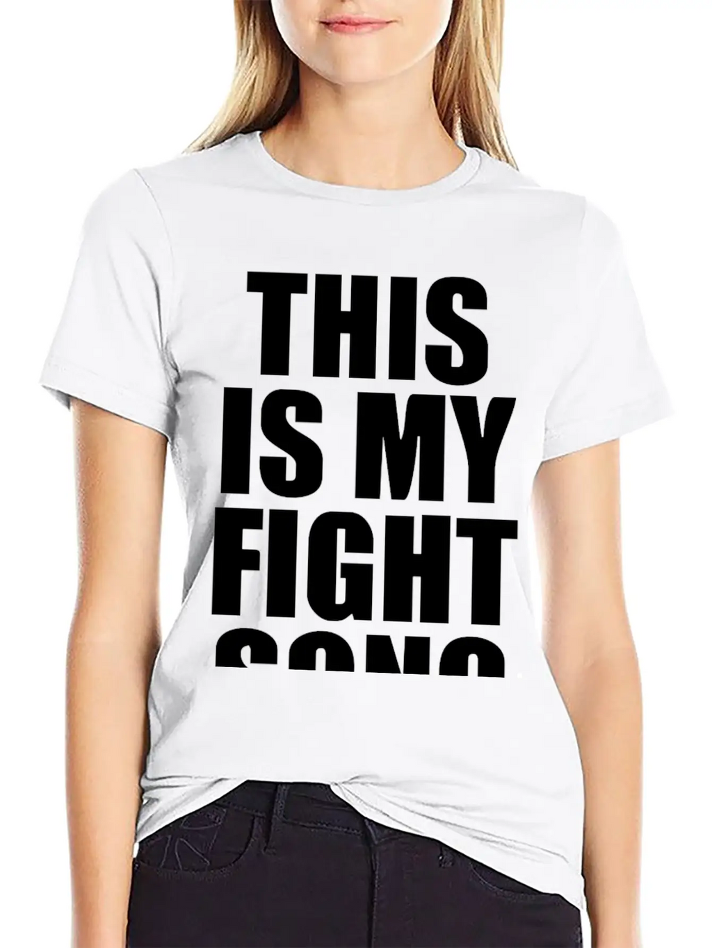 This Is My Fight Song Unisex Casual T-Shirt – Clean Design For Daily Comfort