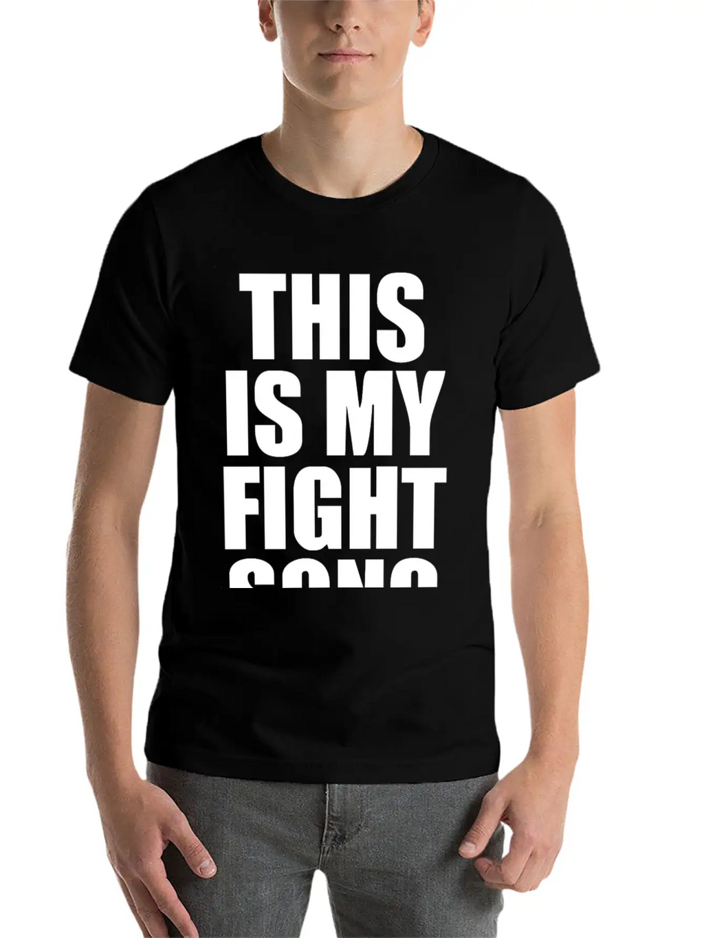 This Is My Fight Song Unisex Casual T-Shirt – Clean Design For Daily Comfort