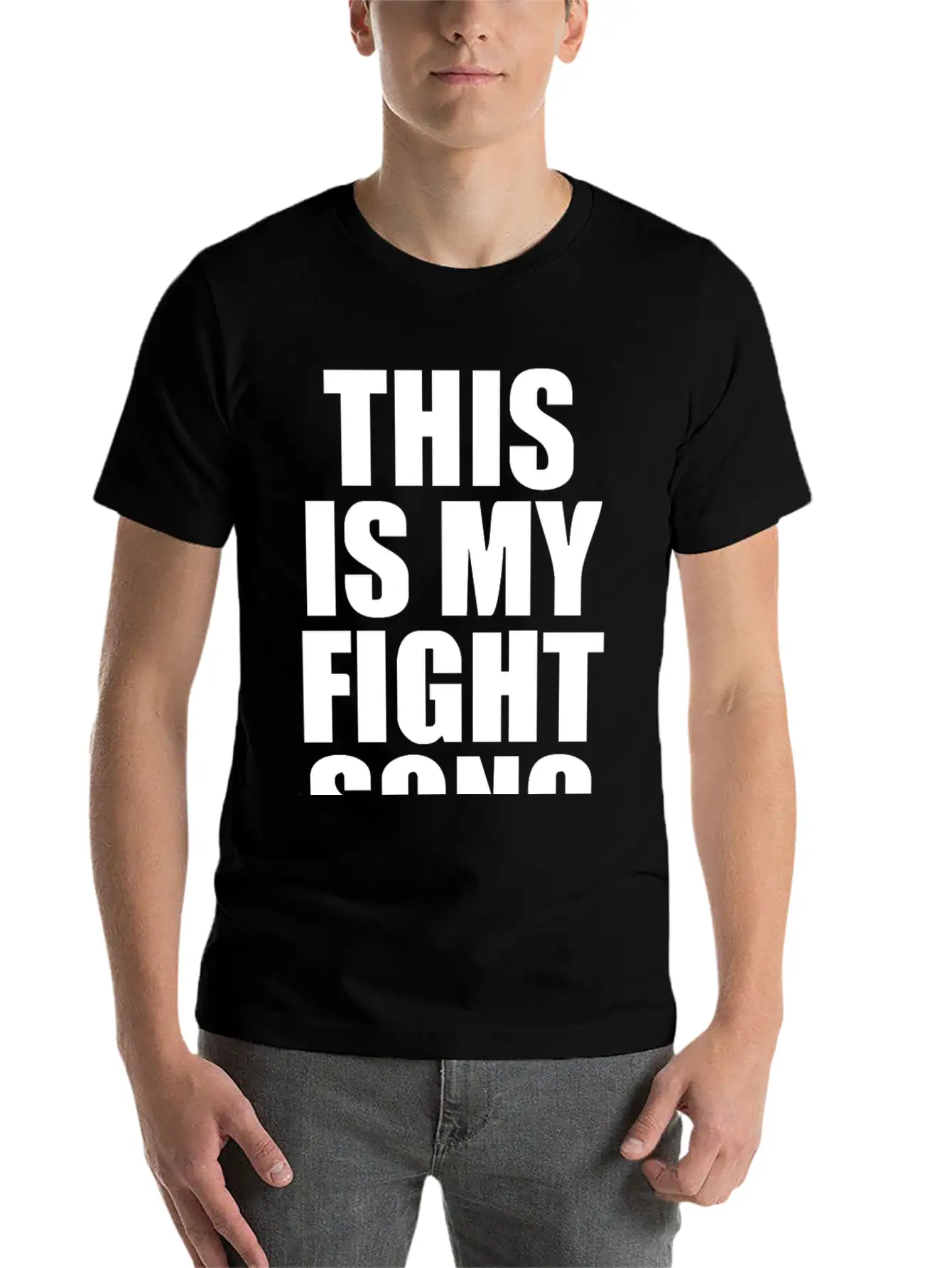 This Is My Fight Song Unisex Casual T-Shirt – Clean Design For Daily Comfort