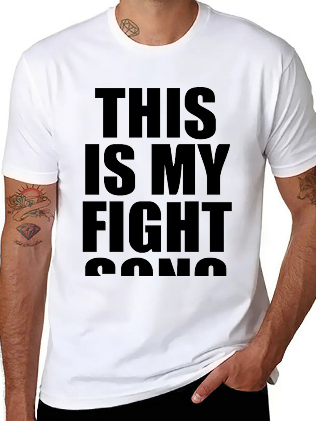 This Is My Fight Song Unisex Casual T-Shirt – Clean Design For Daily Comfort