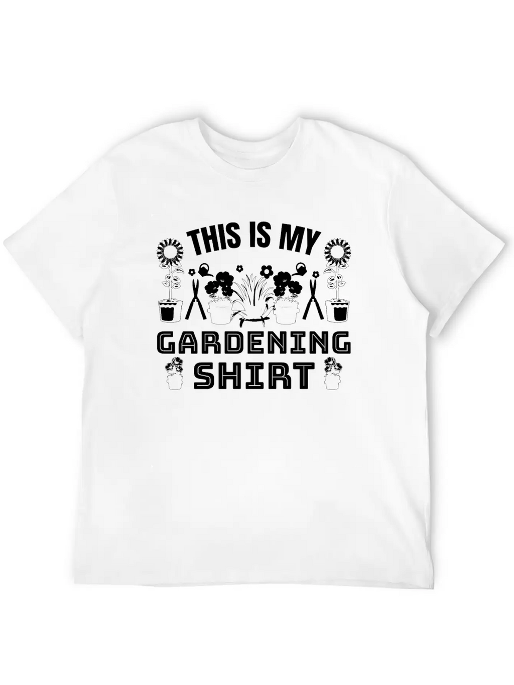 This Is My Gardening Shirt Gardening Gardener Unisex Short Sleeve Soft Cotton T-Shirt – Casual Everyday Wear