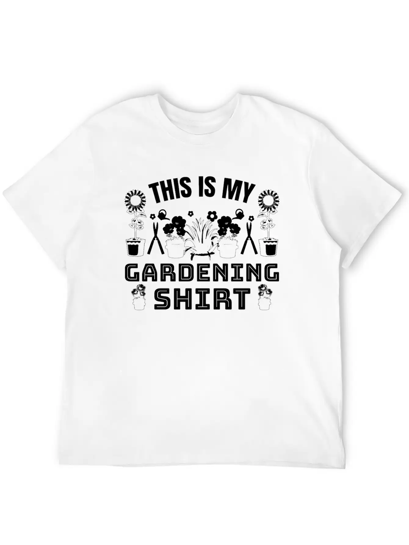 This Is My Gardening Shirt Gardening Gardener Unisex Short Sleeve Soft Cotton T-Shirt – Casual Everyday Wear