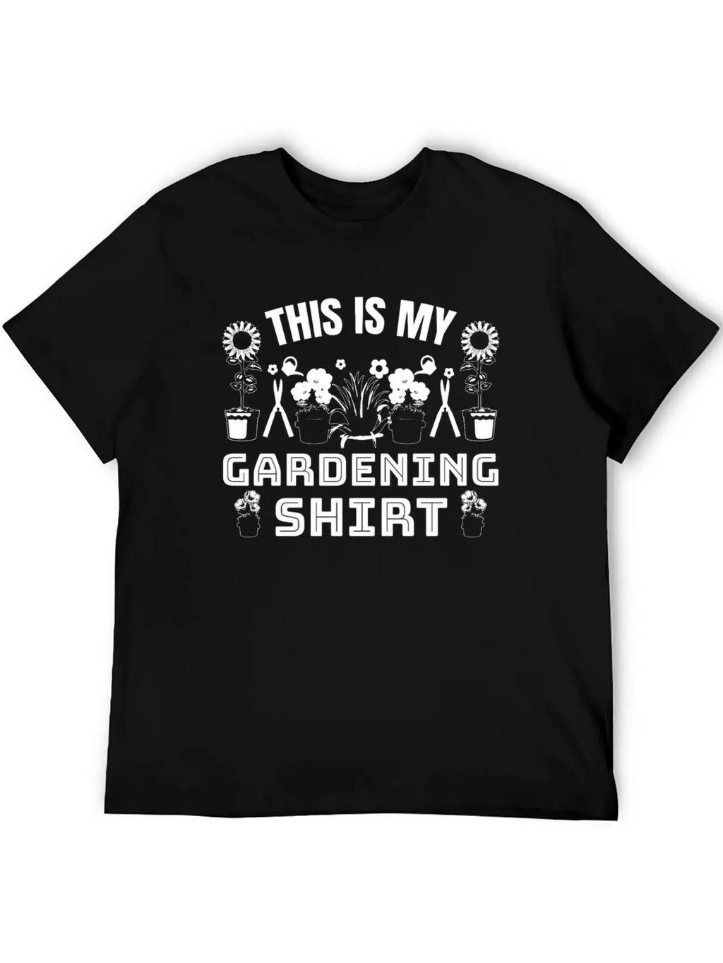 This Is My Gardening Shirt Gardening Gardener Unisex Short Sleeve Soft Cotton T-Shirt – Casual Everyday Wear