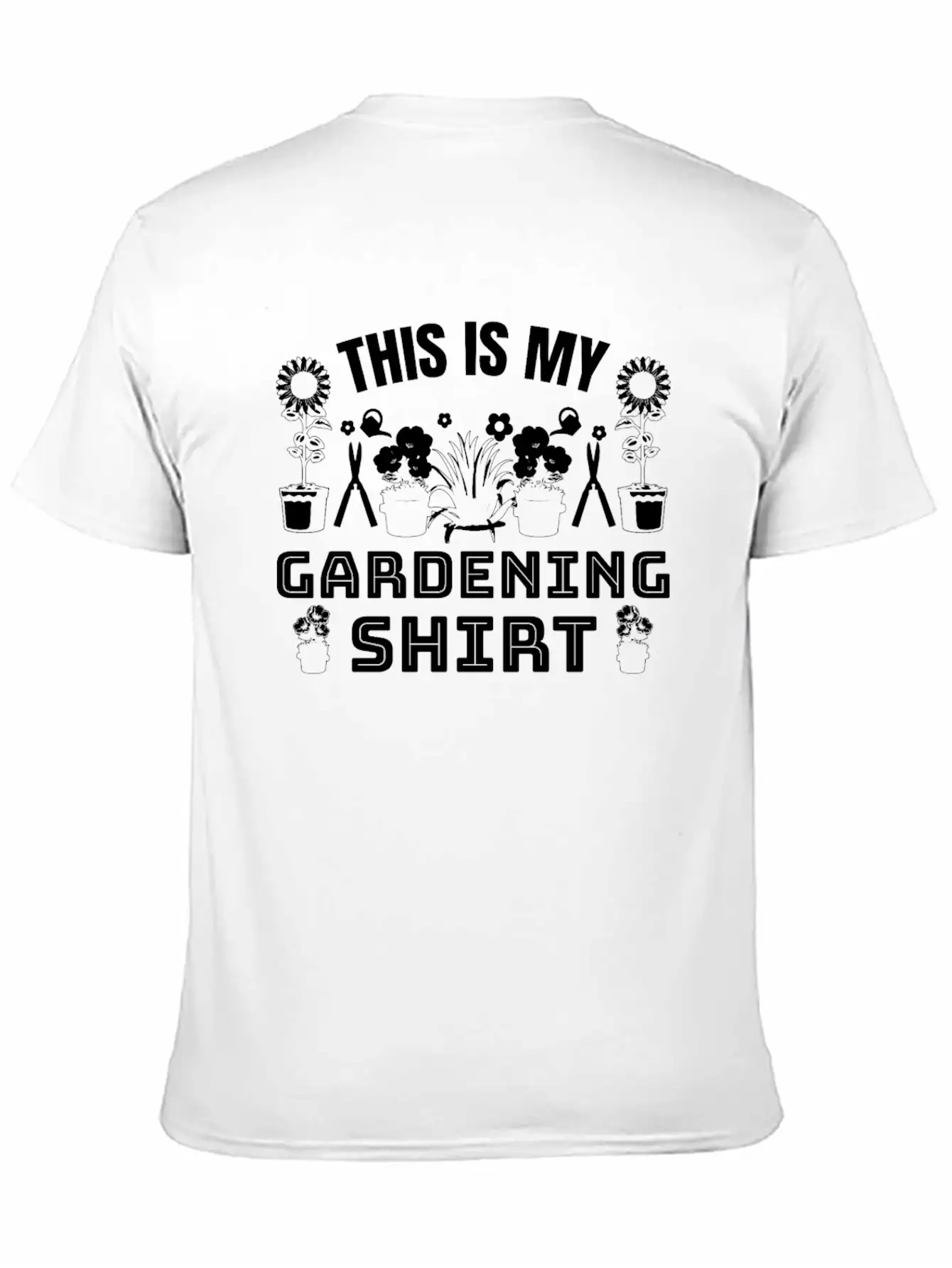 This Is My Gardening Shirt Gardening Gardener Unisex Short Sleeve Soft Cotton T-Shirt – Casual Everyday Wear