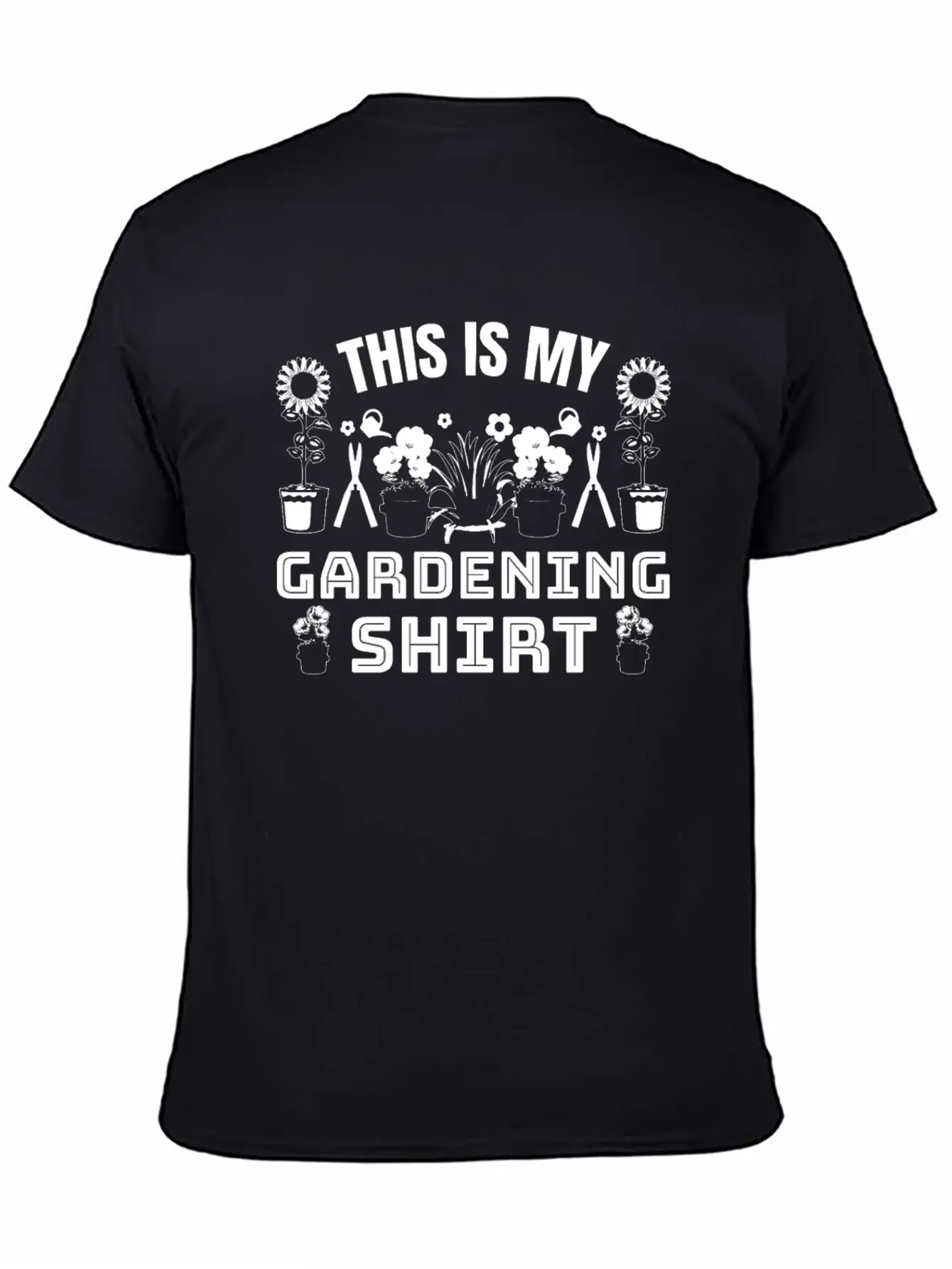 This Is My Gardening Shirt Gardening Gardener Unisex Short Sleeve Soft Cotton T-Shirt – Casual Everyday Wear