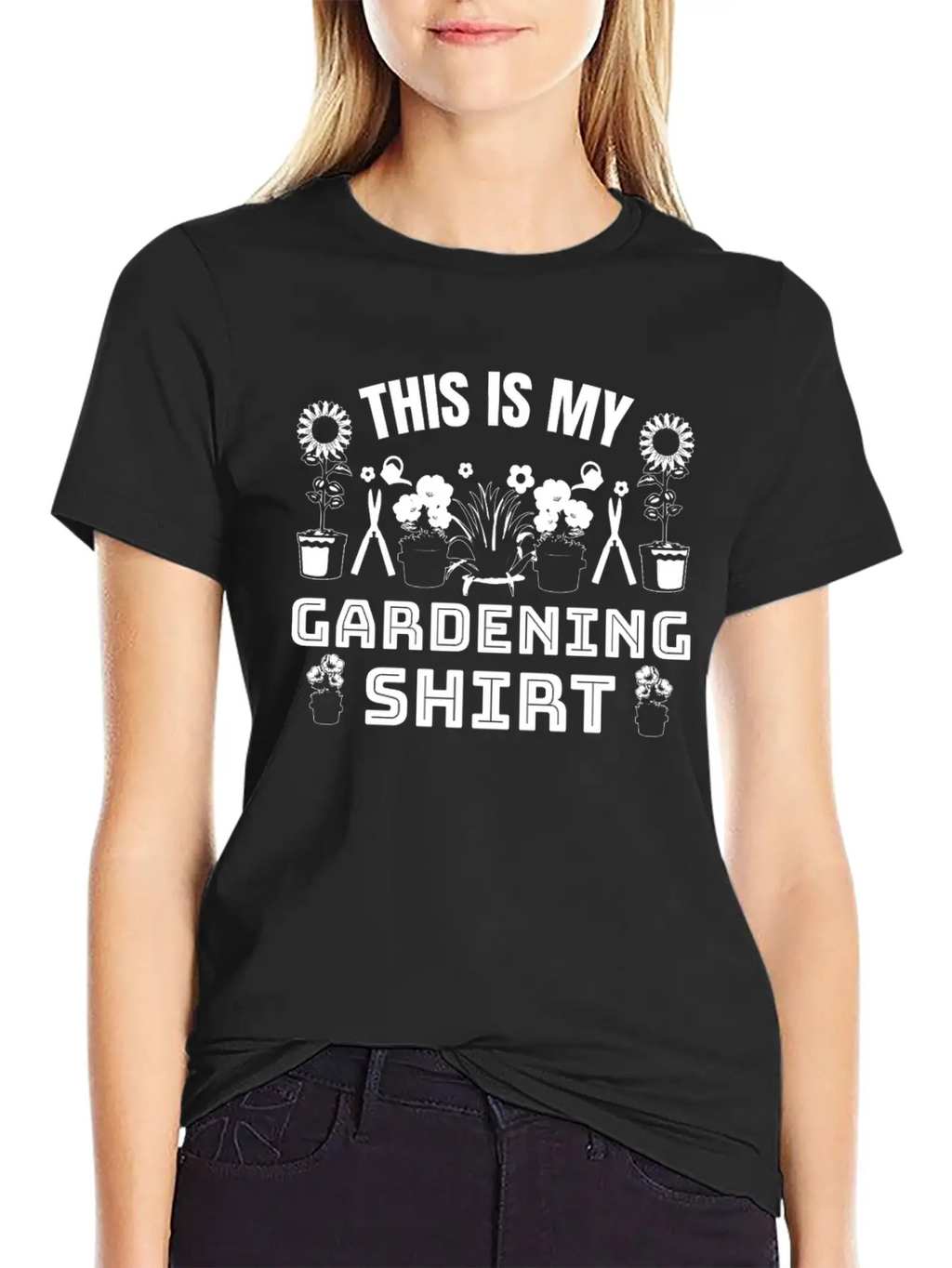 This Is My Gardening Shirt Gardening Gardener Unisex Short Sleeve Soft Cotton T-Shirt – Casual Everyday Wear