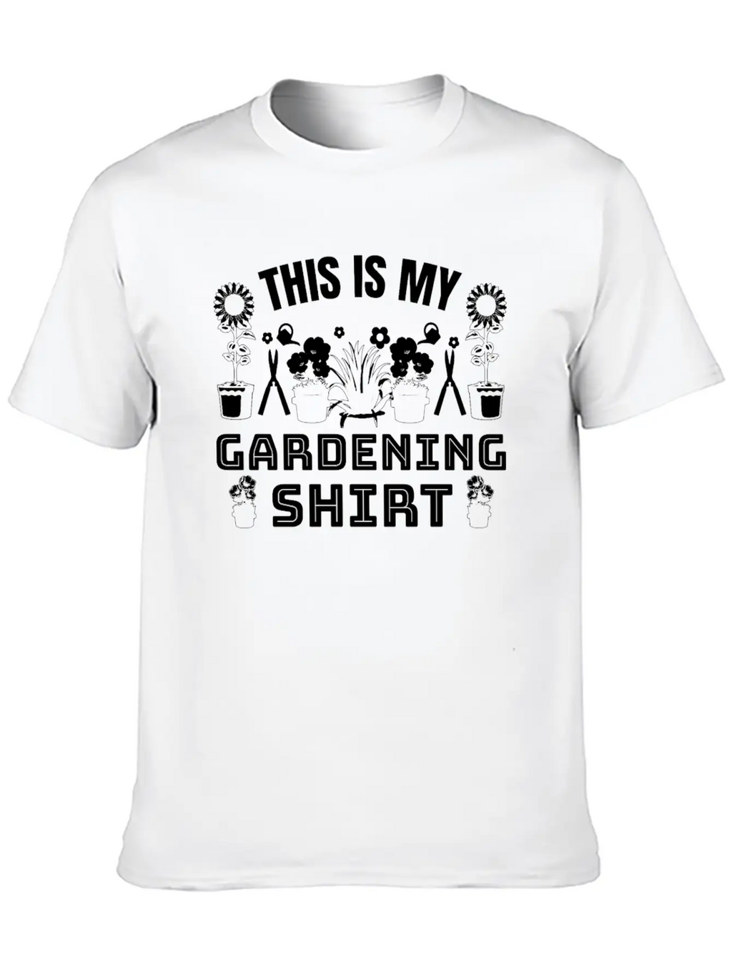 This Is My Gardening Shirt Gardening Gardener Unisex Short Sleeve Soft Cotton T-Shirt – Casual Everyday Wear