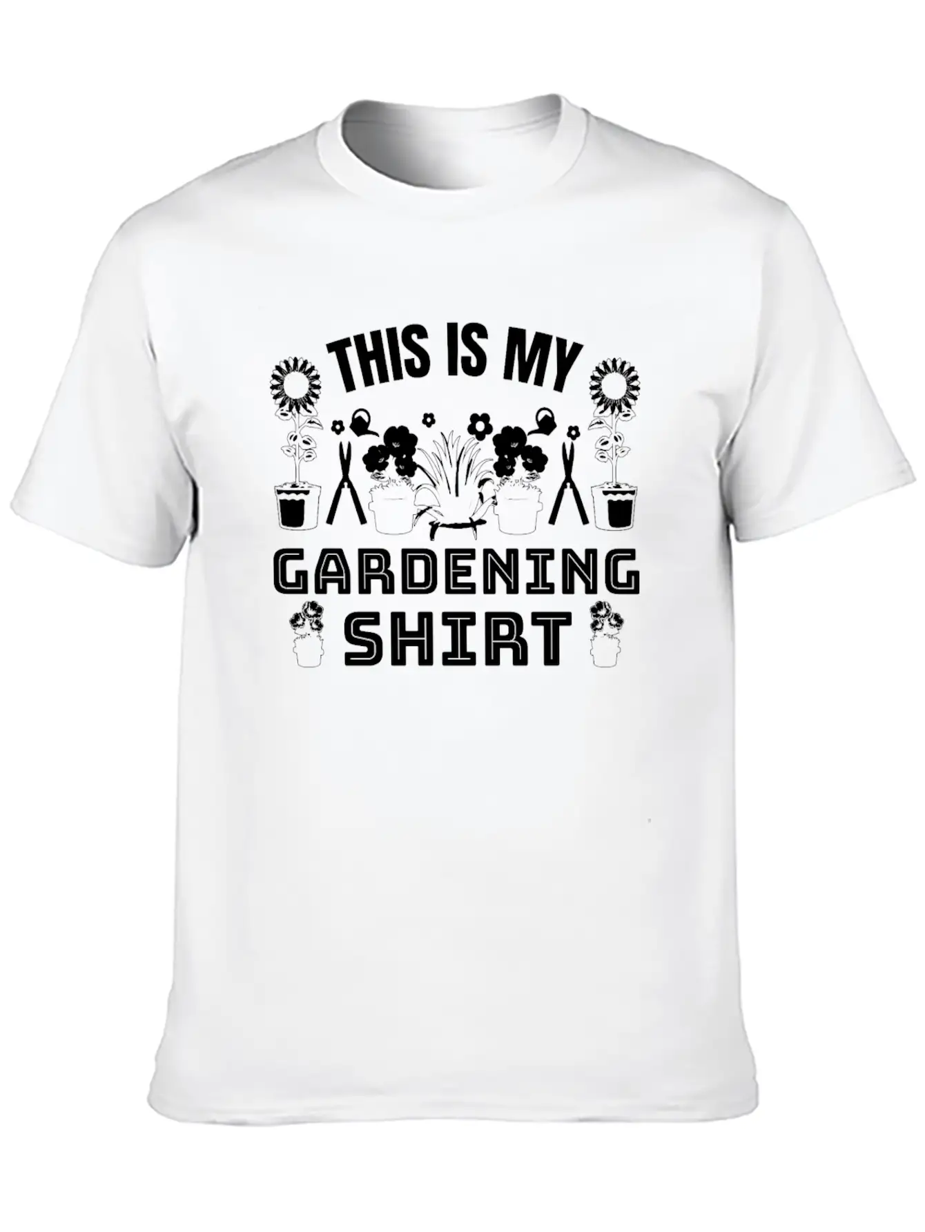 This Is My Gardening Shirt Gardening Gardener Unisex Short Sleeve Soft Cotton T-Shirt – Casual Everyday Wear