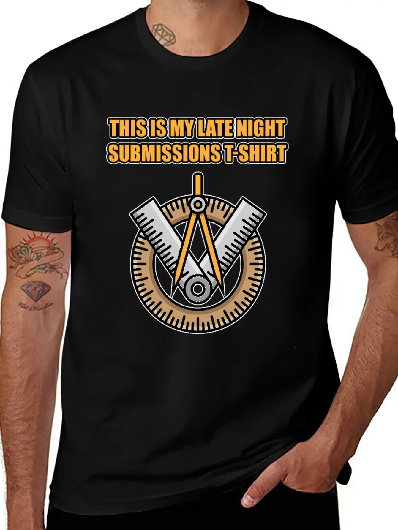 This Is My Late Night Submissions T-shirt Architec Essential Cotton Tee For Daily Outfits – Unisex Style