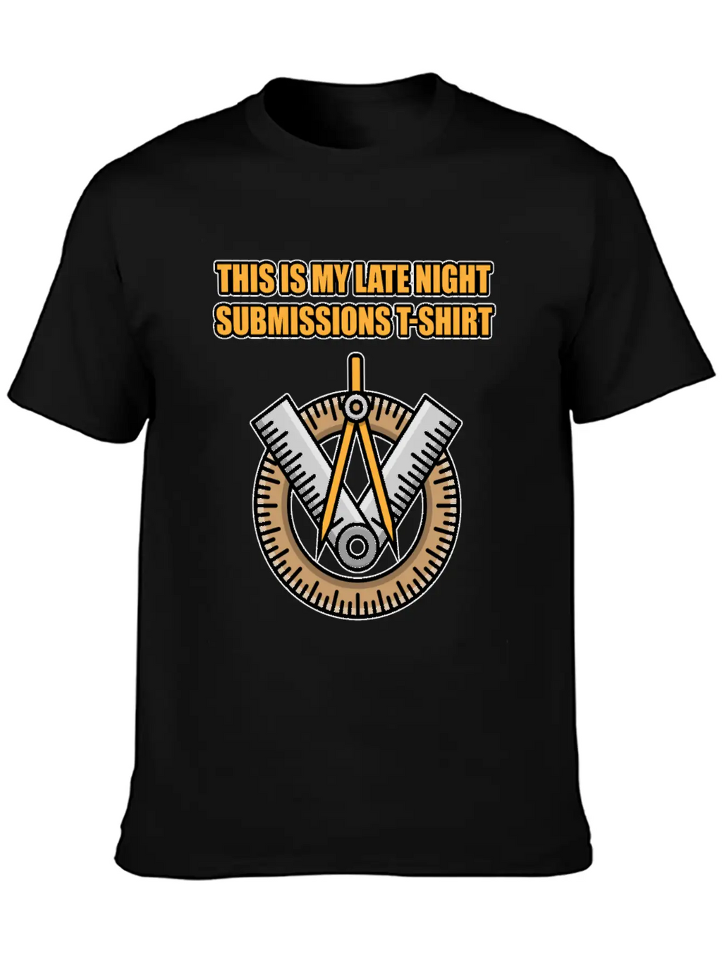 This Is My Late Night Submissions T-shirt Architec Essential Cotton Tee For Daily Outfits – Unisex Style