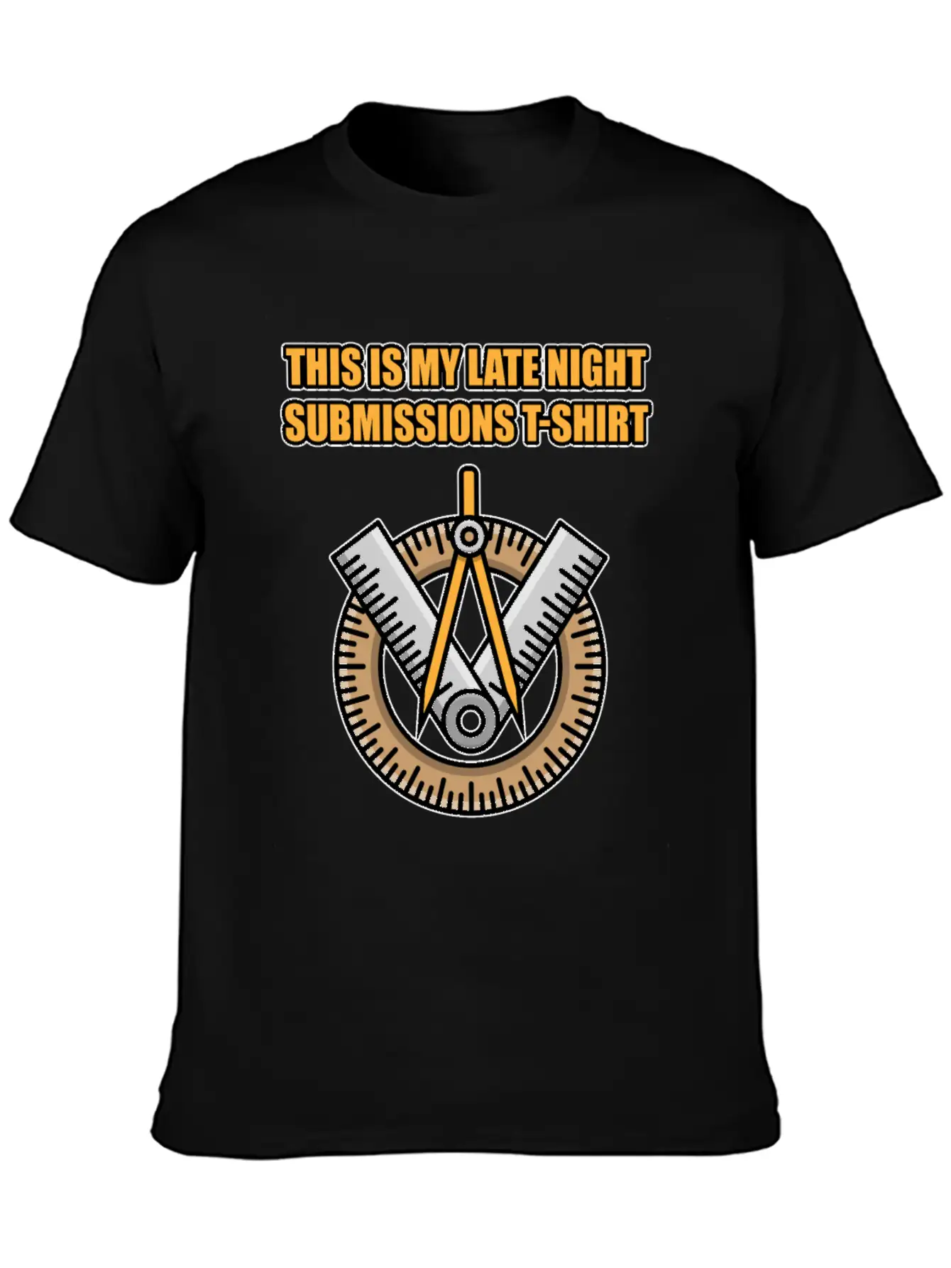 This Is My Late Night Submissions T-shirt Architec Essential Cotton Tee For Daily Outfits – Unisex Style