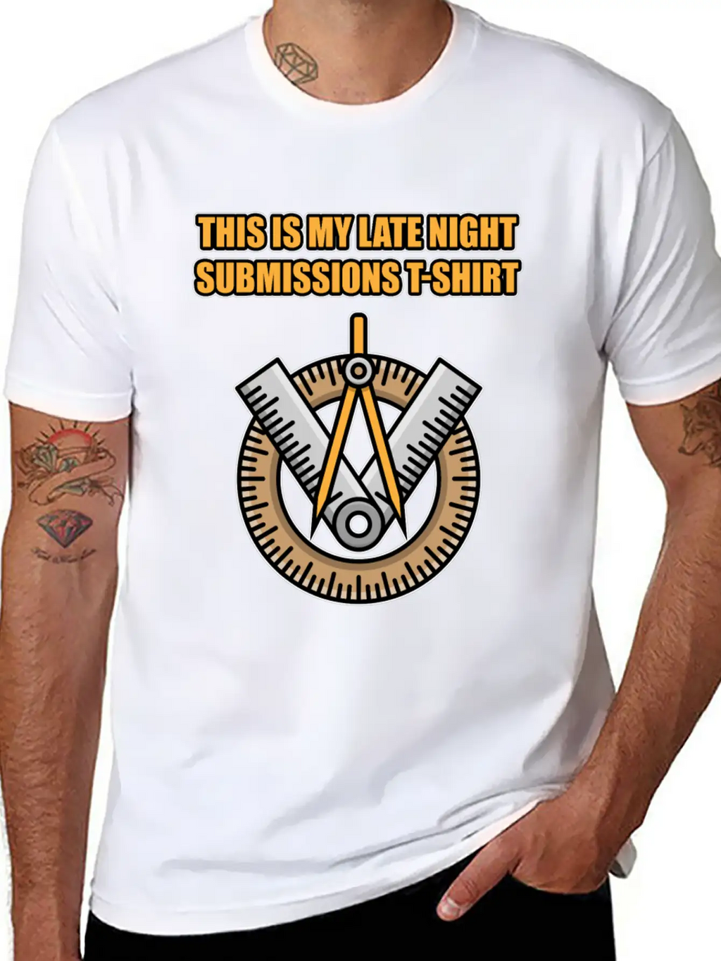 This Is My Late Night Submissions T-shirt Architec Essential Cotton Tee For Daily Outfits – Unisex Style
