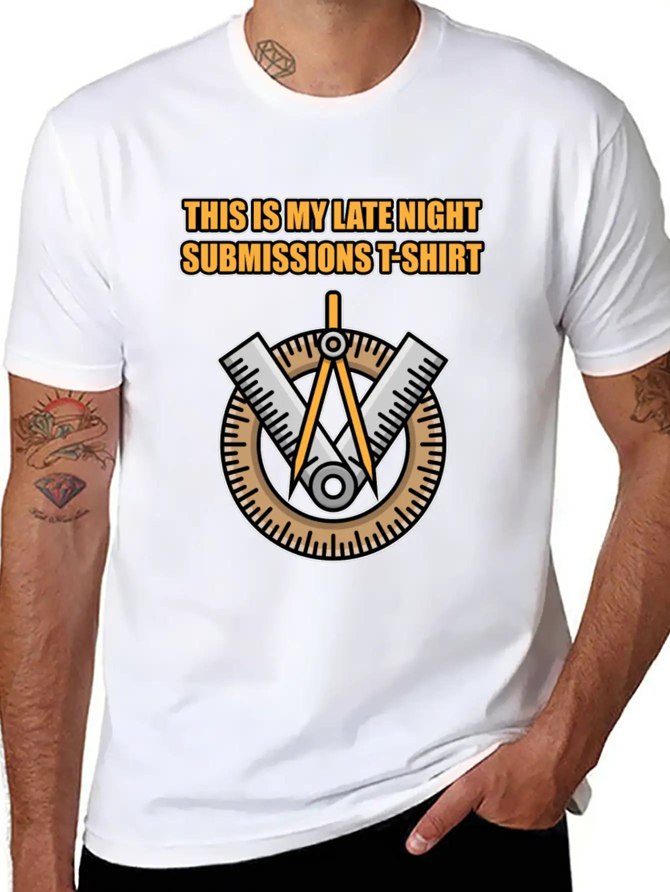 This Is My Late Night Submissions T-shirt Architec Essential Cotton Tee For Daily Outfits – Unisex Style