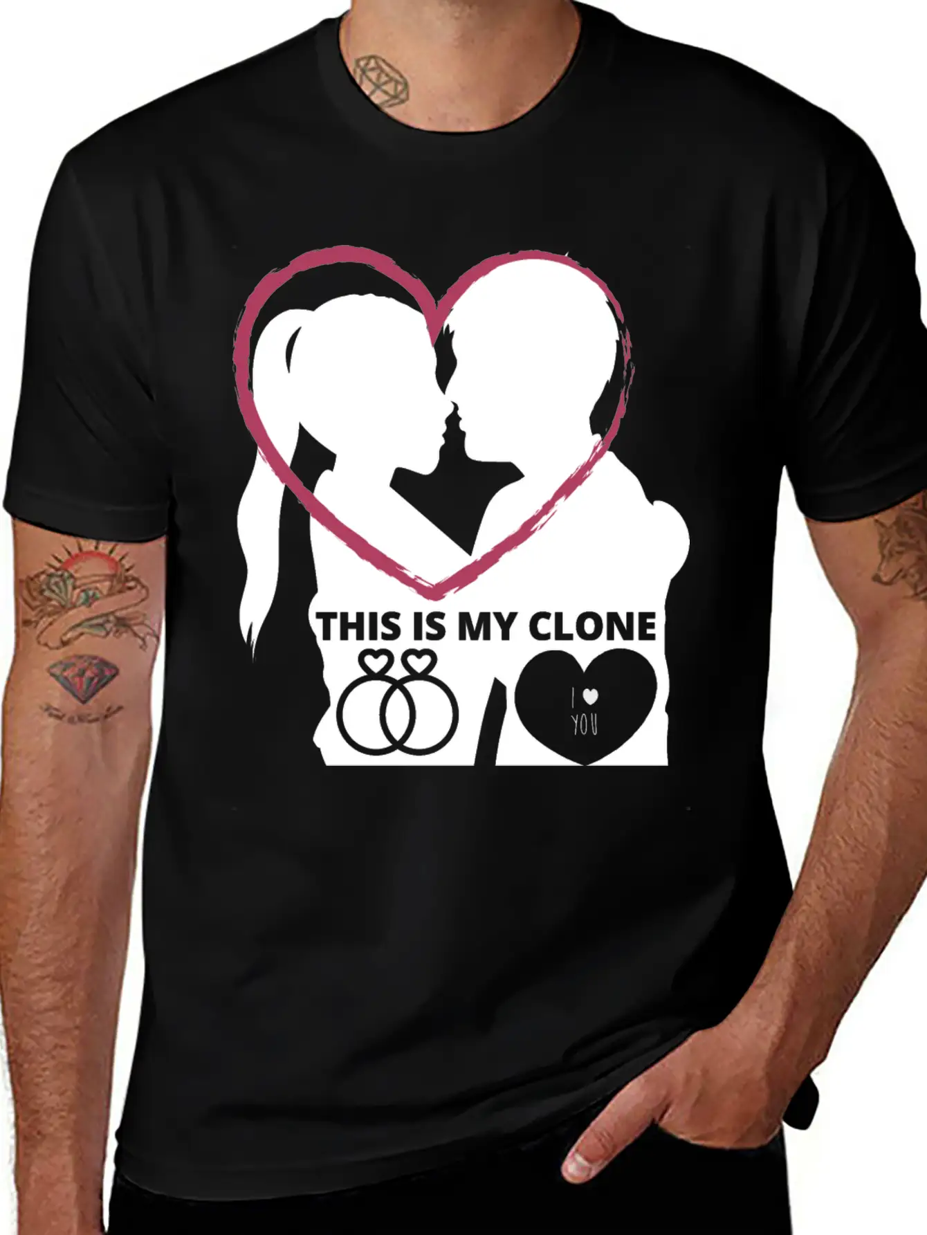 This Is My Shadow Clone Unisex Short Sleeve Soft Cotton T-Shirt – Casual Everyday Wear