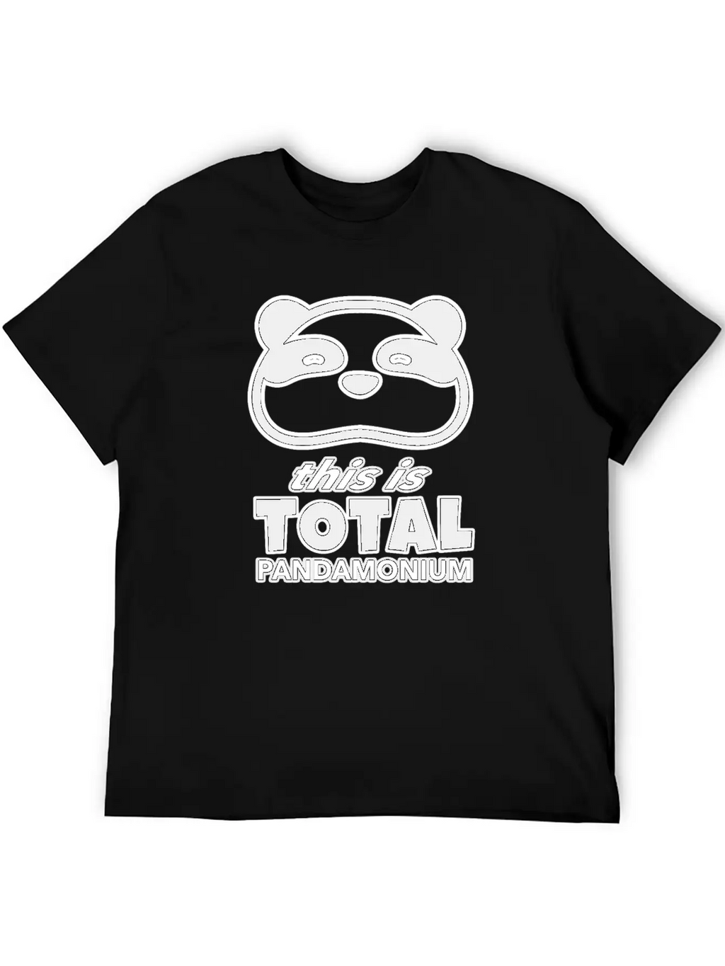 This Is Total Pandamonium, Panda, Wildlife, Animal Unisex Casual T-Shirt – Clean Design For Daily Comfort