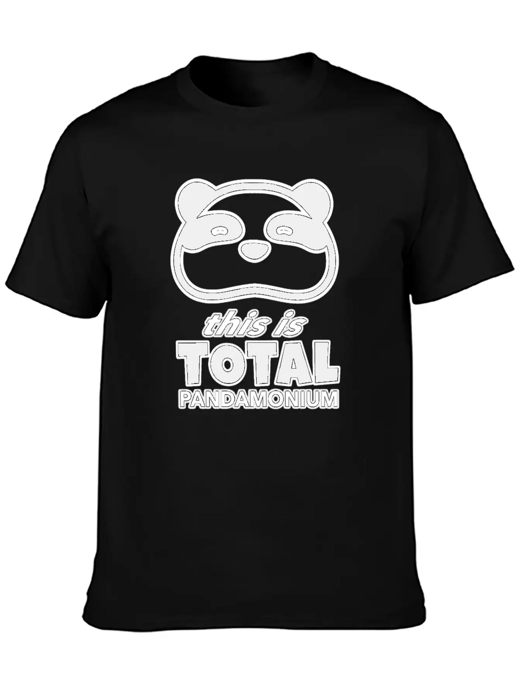 This Is Total Pandamonium, Panda, Wildlife, Animal Unisex Casual T-Shirt – Clean Design For Daily Comfort