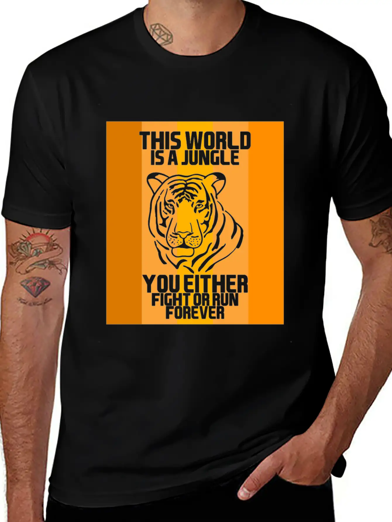 This World Is A Jungle Essential Cotton Tee For Daily Outfits – Unisex Style