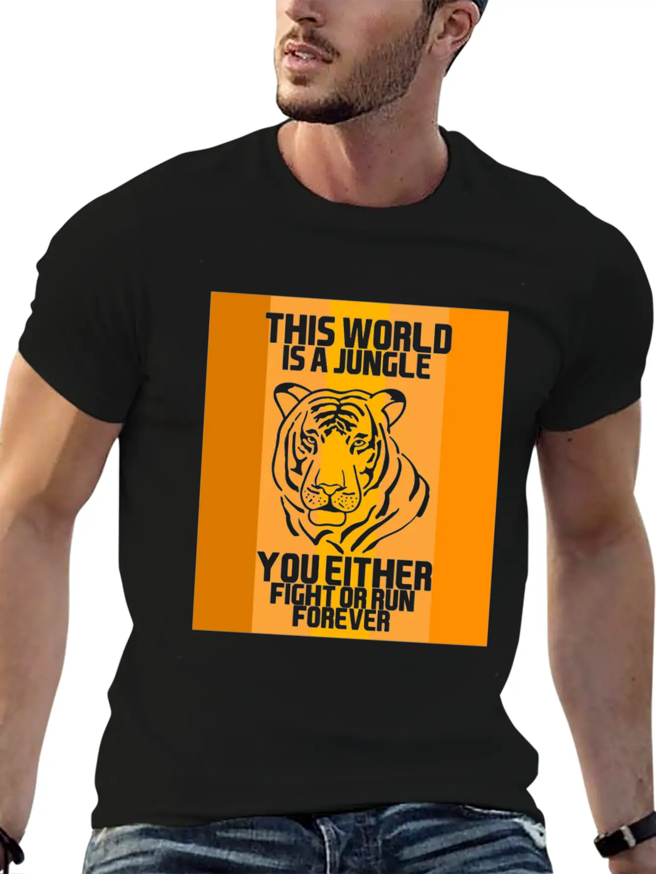 This World Is A Jungle Essential Cotton Tee For Daily Outfits – Unisex Style