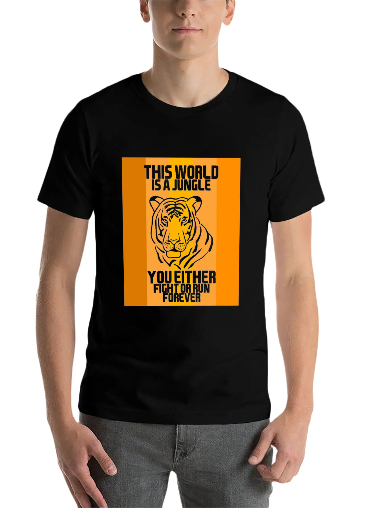 This World Is A Jungle Essential Cotton Tee For Daily Outfits – Unisex Style