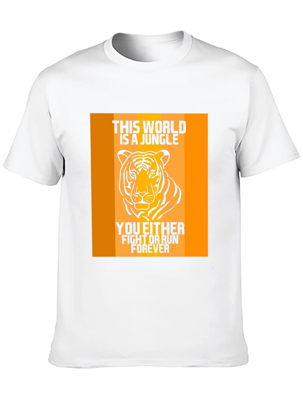 This World Is A Jungle Essential Cotton Tee For Daily Outfits – Unisex Style