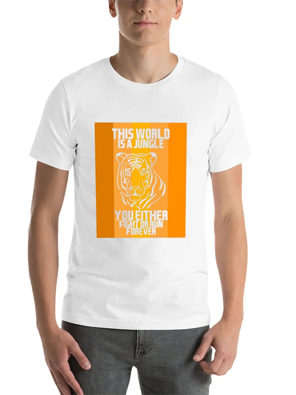 This World Is A Jungle Essential Cotton Tee For Daily Outfits – Unisex Style