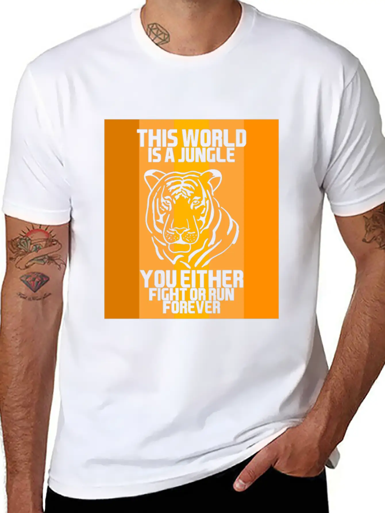 This World Is A Jungle Essential Cotton Tee For Daily Outfits – Unisex Style