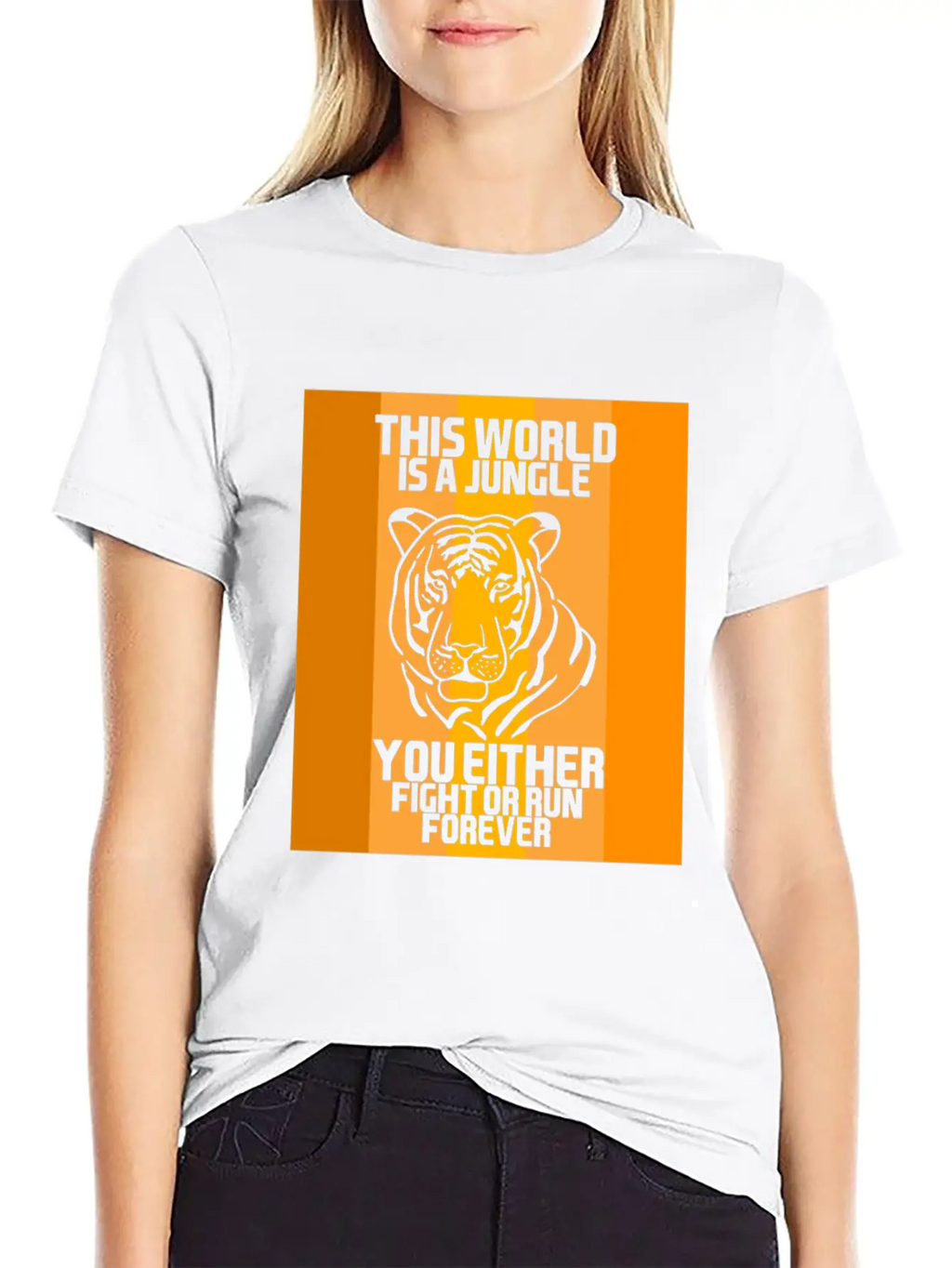 This World Is A Jungle Essential Cotton Tee For Daily Outfits – Unisex Style