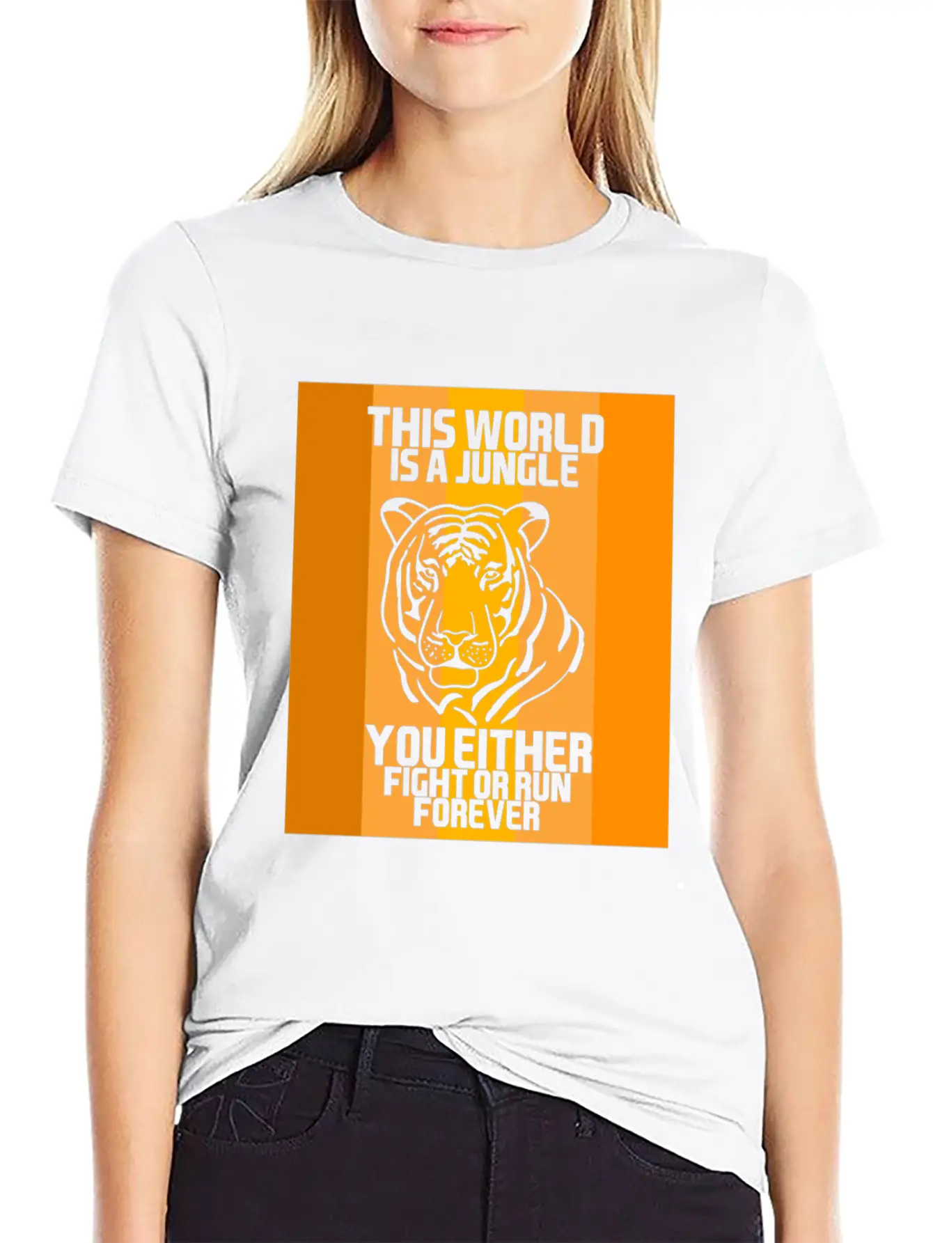 This World Is A Jungle Essential Cotton Tee For Daily Outfits – Unisex Style