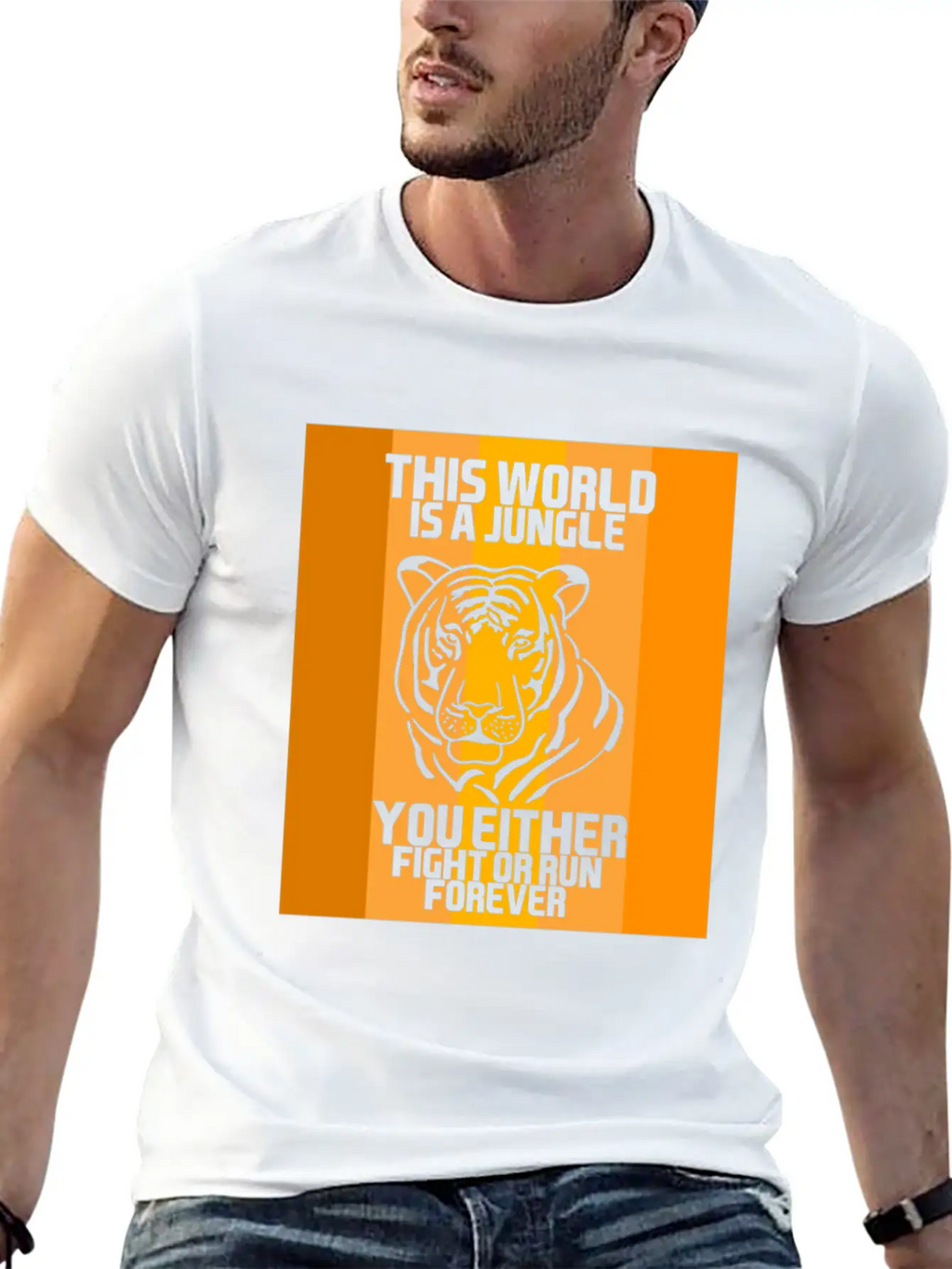 This World Is A Jungle Essential Cotton Tee For Daily Outfits – Unisex Style