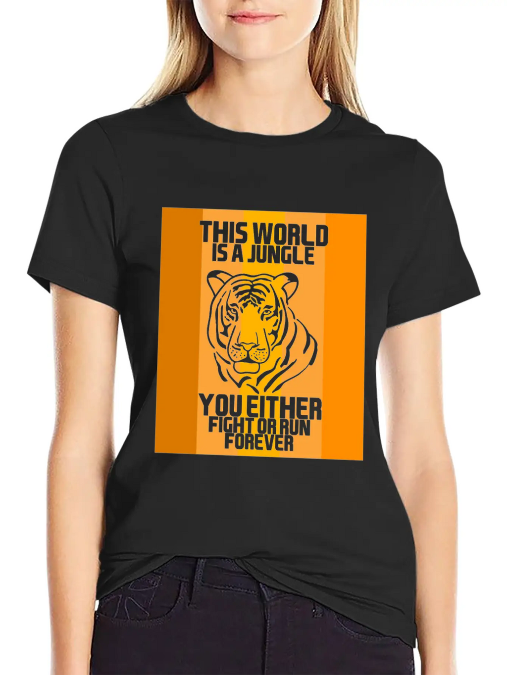 This World Is A Jungle Essential Cotton Tee For Daily Outfits – Unisex Style