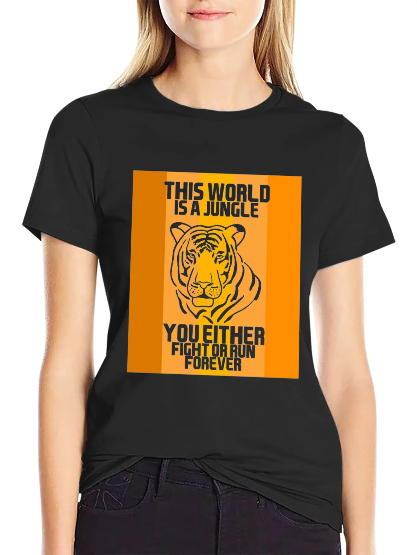 This World Is A Jungle Essential Cotton Tee For Daily Outfits – Unisex Style