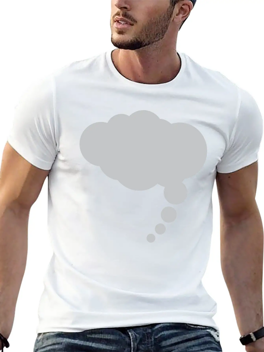 Thought Cloud 4 Unisex Short Sleeve Soft Cotton T-Shirt – Casual Everyday Wear