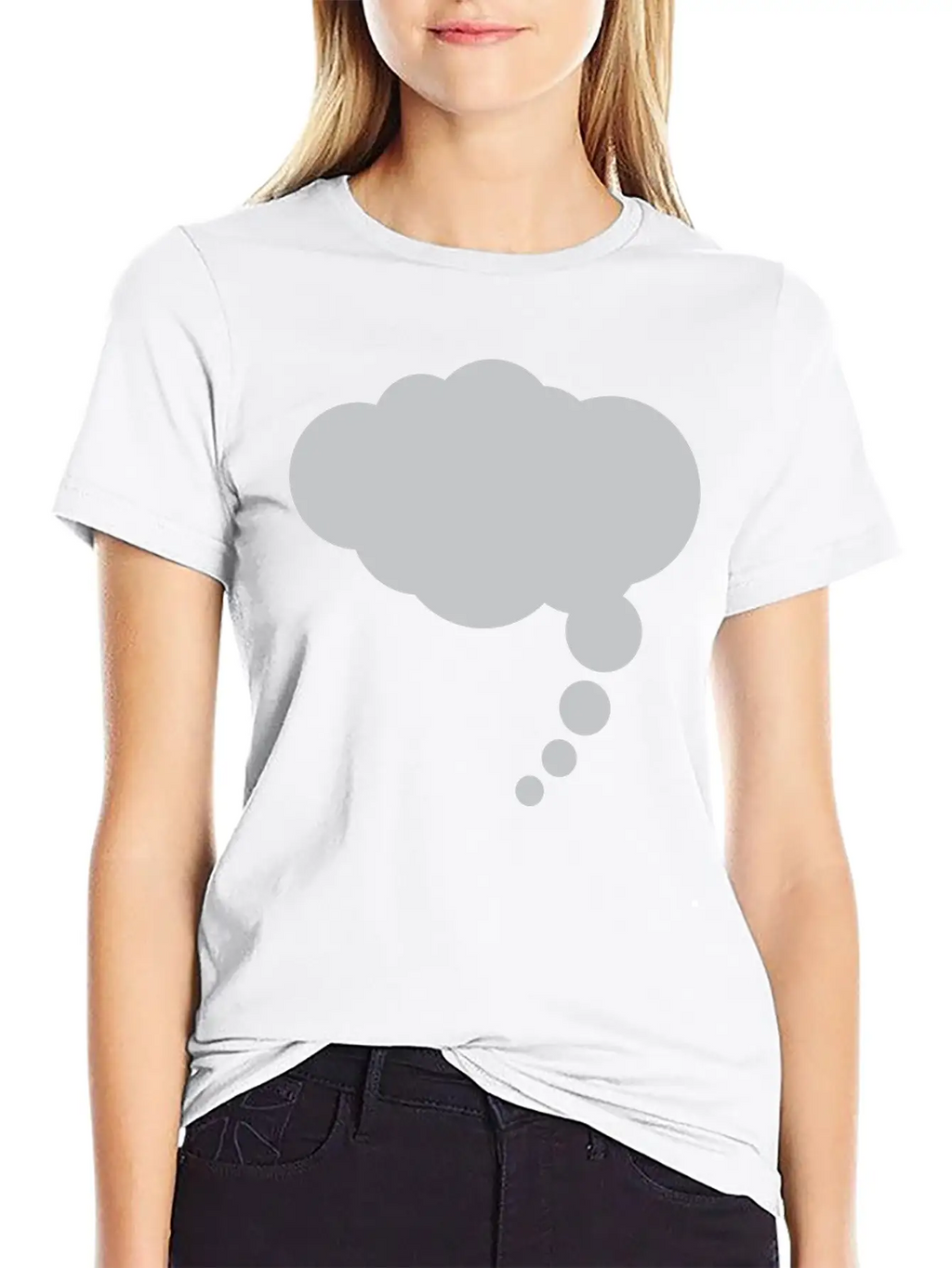 Thought Cloud 4 Unisex Short Sleeve Soft Cotton T-Shirt – Casual Everyday Wear