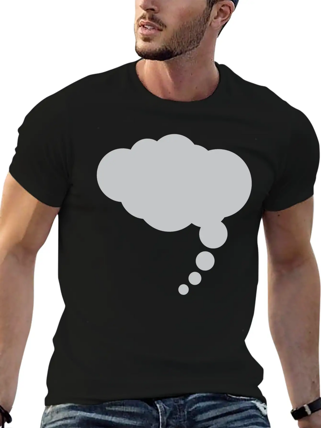 Thought Cloud 4 Unisex Short Sleeve Soft Cotton T-Shirt – Casual Everyday Wear