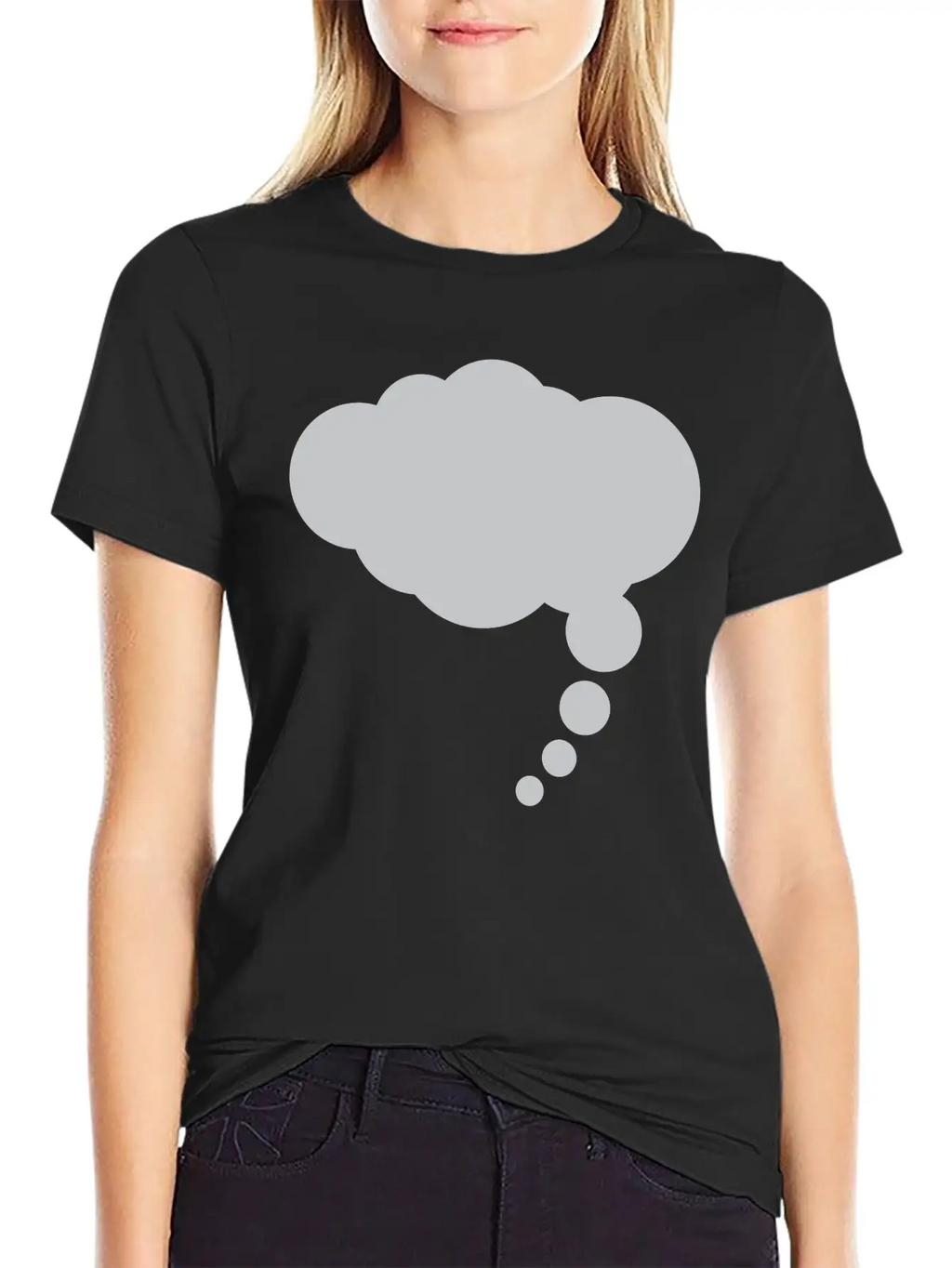 Thought Cloud 4 Unisex Short Sleeve Soft Cotton T-Shirt – Casual Everyday Wear