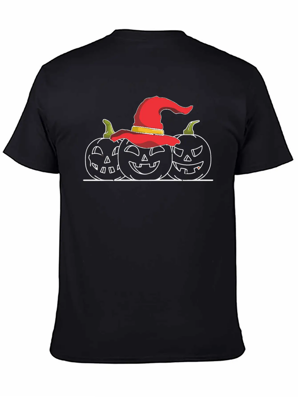 Three Jack O Lanterns Unisex Casual T-Shirt – Clean Design For Daily Comfort