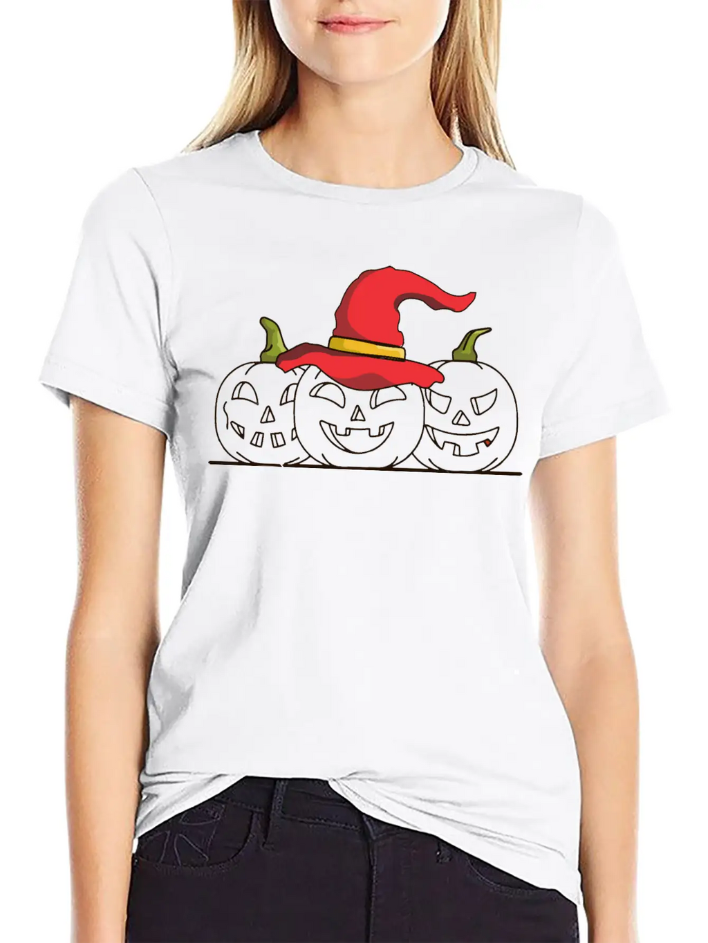 Three Jack O Lanterns Unisex Casual T-Shirt – Clean Design For Daily Comfort