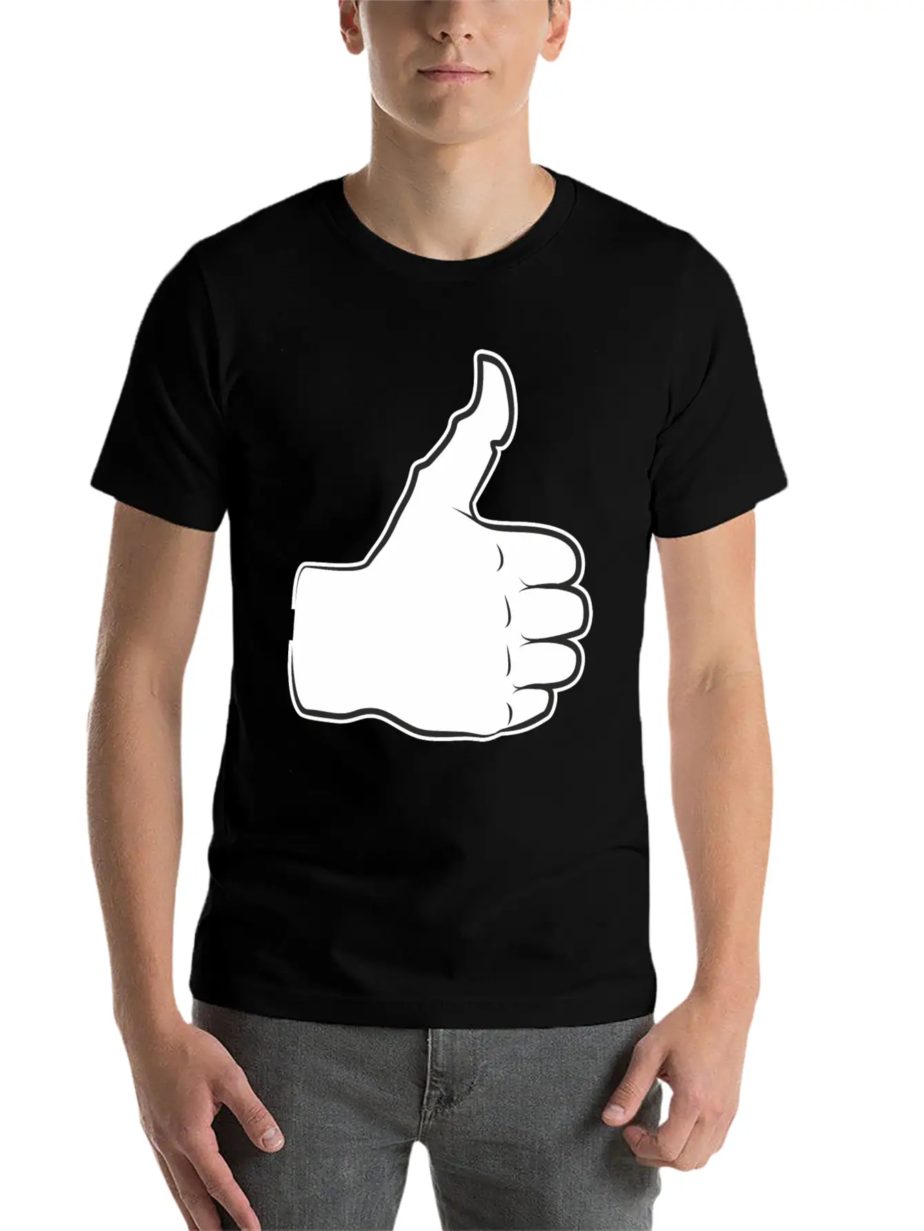Thumbs Up Everything Is Good And All Right Praise Unisex Casual T-Shirt – Clean Design For Daily Comfort