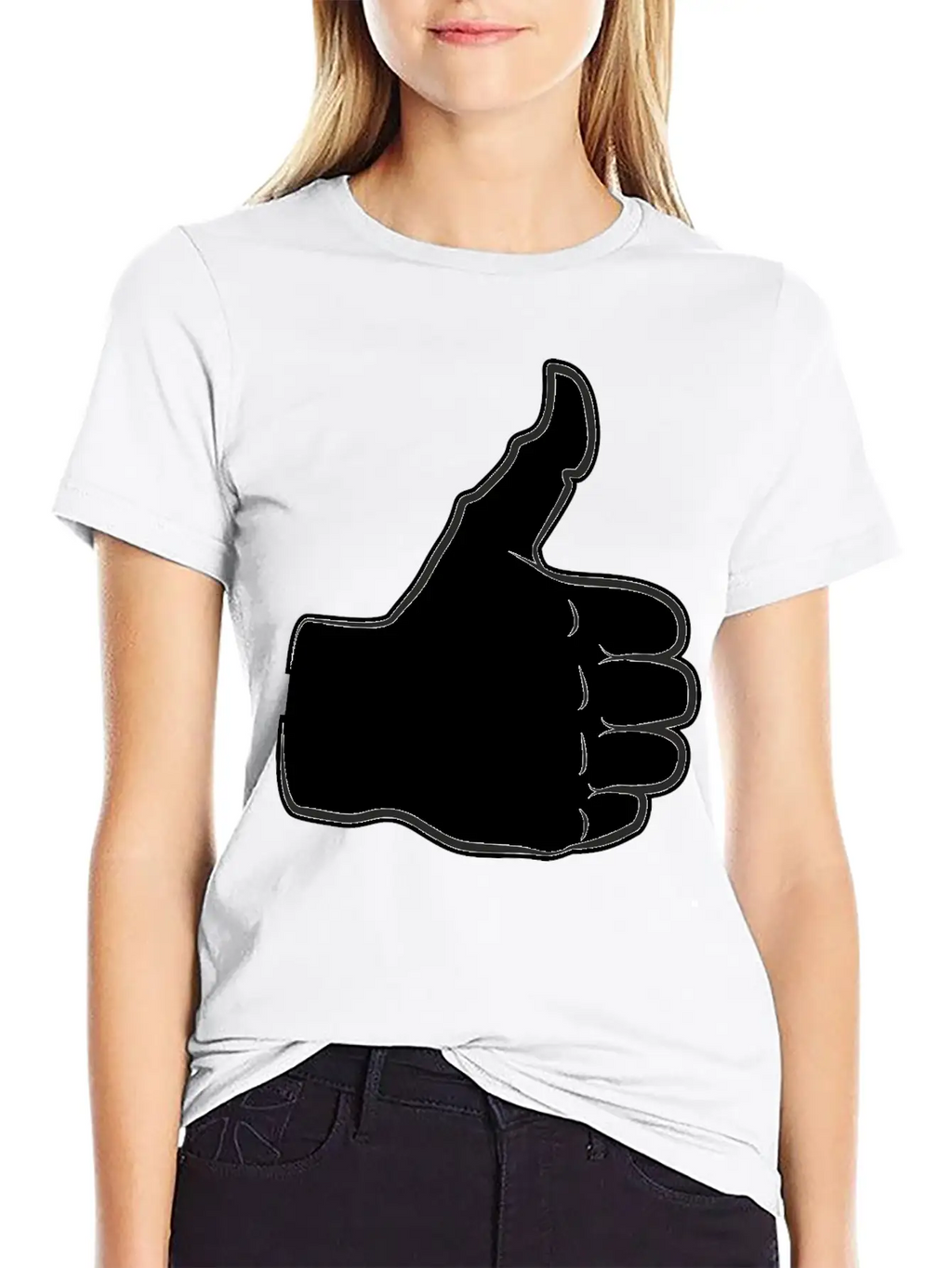 Thumbs Up Everything Is Good And All Right Praise Unisex Casual T-Shirt – Clean Design For Daily Comfort