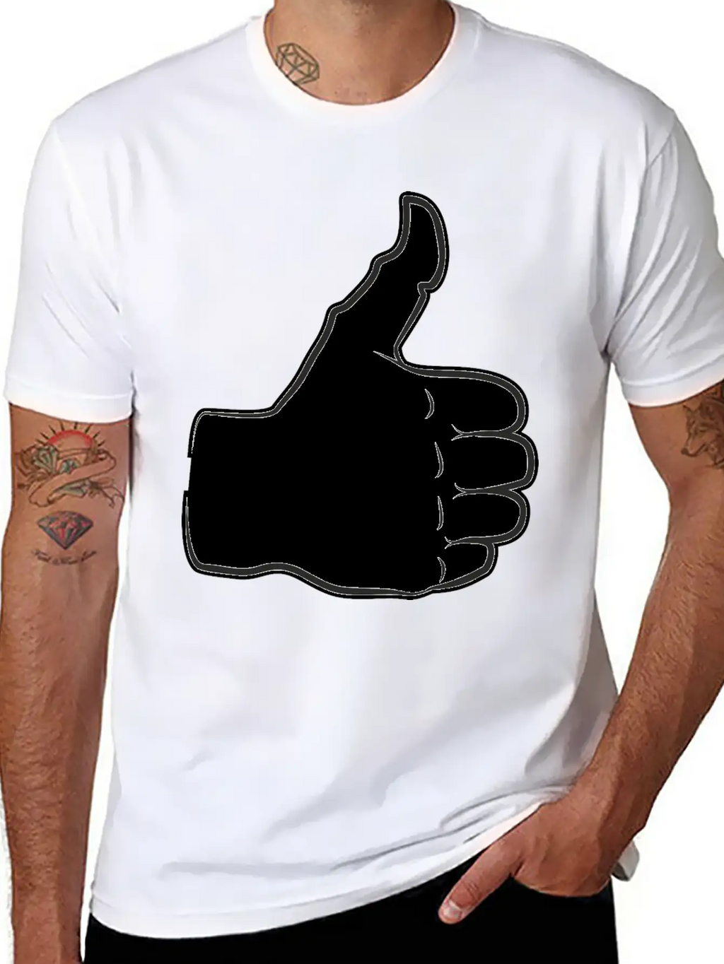 Thumbs Up Everything Is Good And All Right Praise Unisex Casual T-Shirt – Clean Design For Daily Comfort